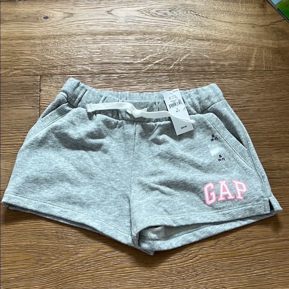 GAP Gray Athletic Shorts with Elastic Waistband